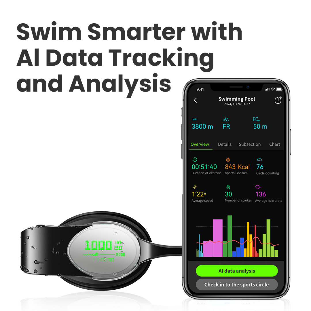 Holoswim AR Smart Swim Goggles 2s - Holoswim